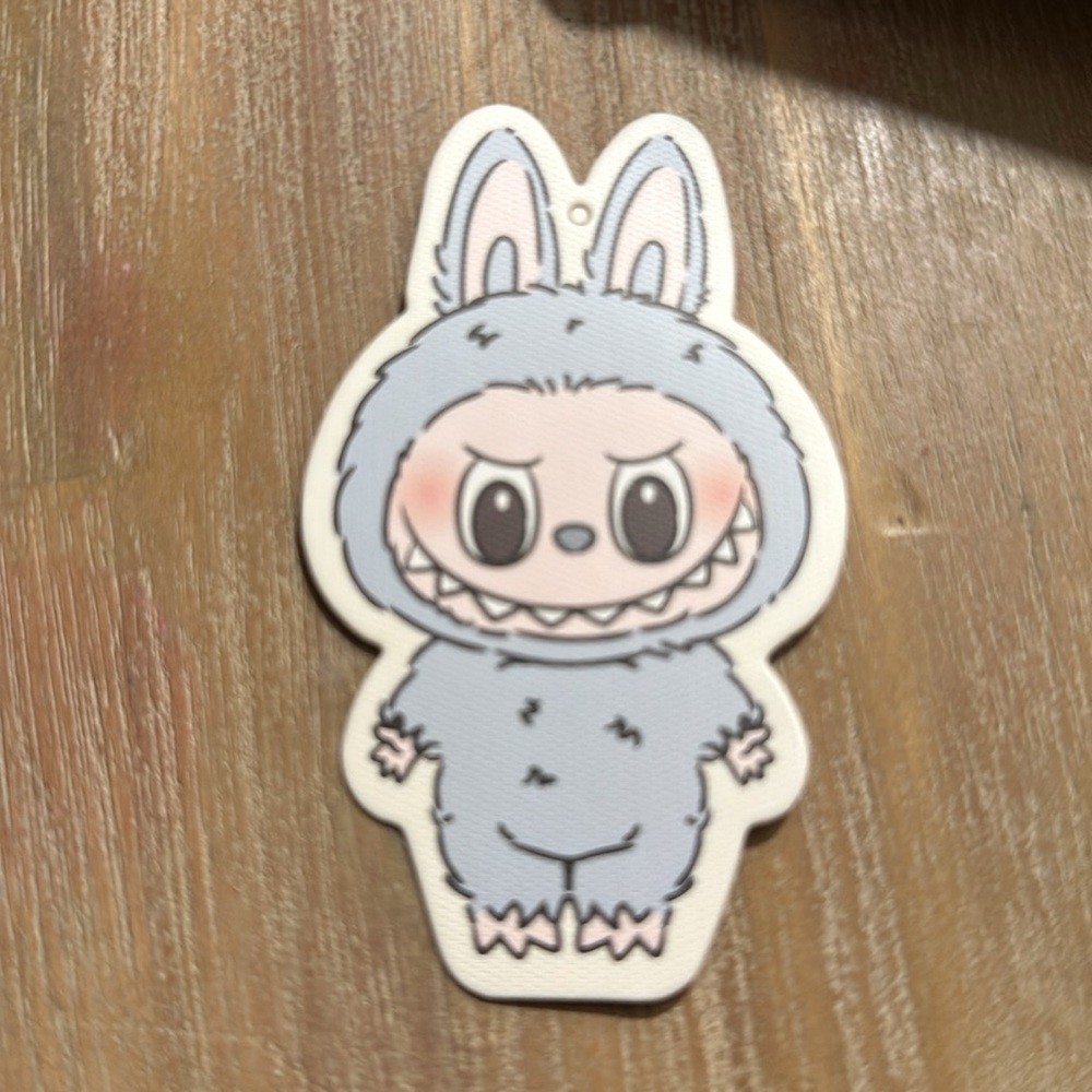Blue Plush Keychain Accessory - Picture 3 of 7